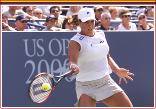US Open 2000: 2R def. Henrieta Nagyova 6-2 6-2