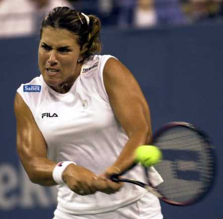 US Open 2000: 2R doubles with Anna Kournikova