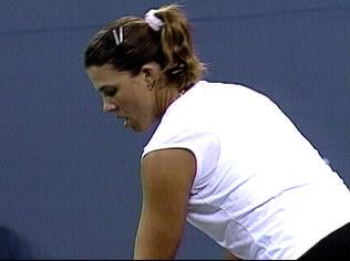US Open 2000: 4R lost to Monica Seles 3-6 4-6