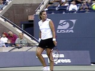 US Open 2000: 4R lost to Monica Seles 3-6 4-6