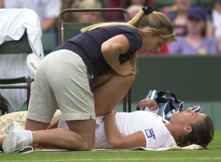 Wimbledon 2000: 1R def. Van Roost 6-2 6-4
